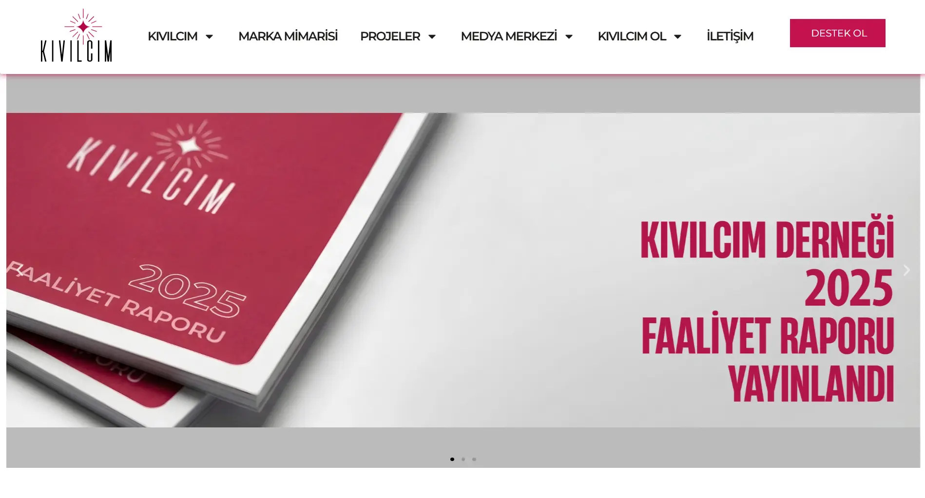 Kıvılcım Derneği web sitesi tasarımı